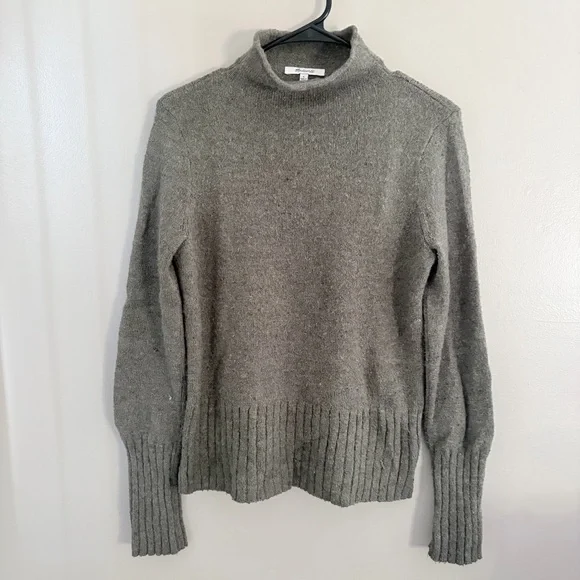 Madewell Women's Donegal Mock Neck Sweater - Picture 3 of 8